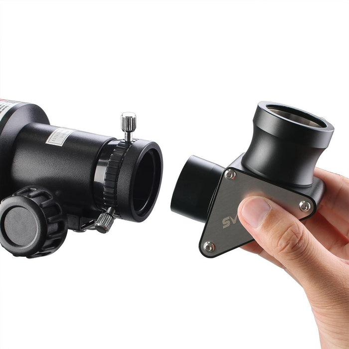 1.25 Inch All-Metal 90 Degree Zenith Mirror Flat Mirror