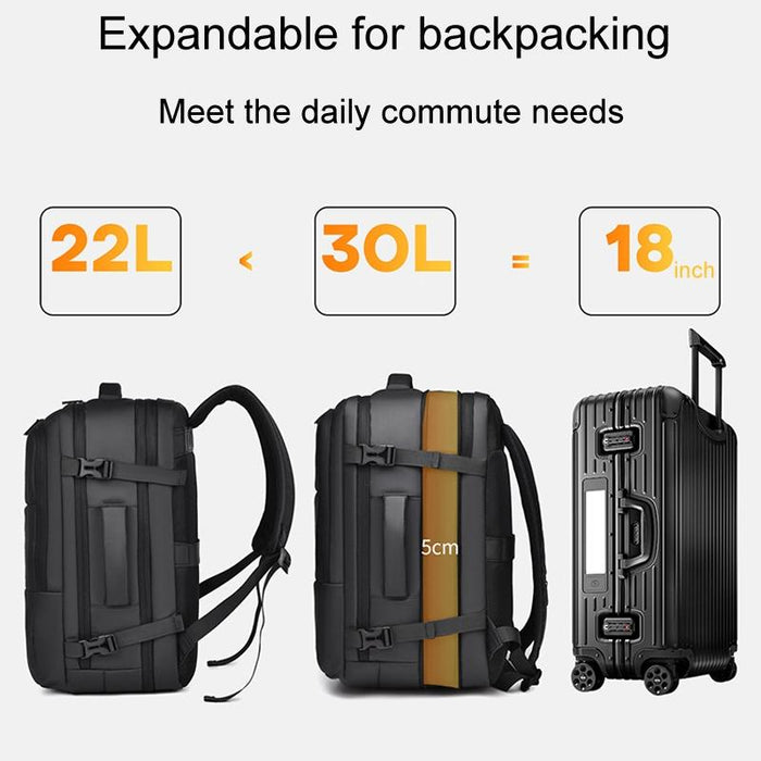 Large Capacity Expandable Business Backpack