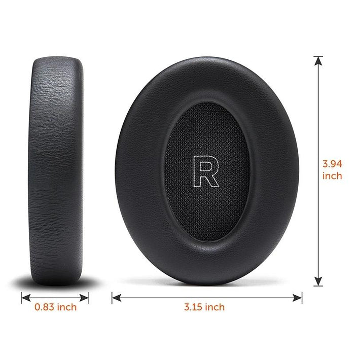 Black Lambskin Earmuffs For Bose Qc Ultra Headphones