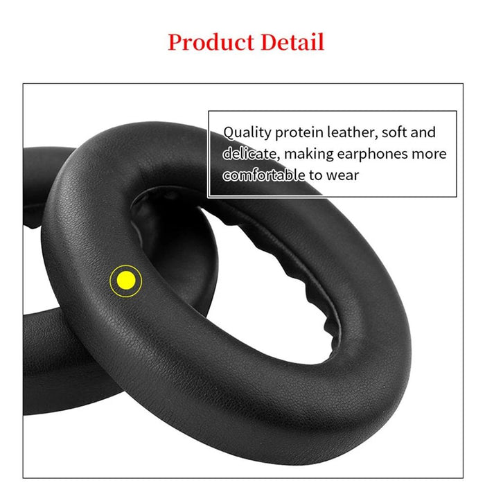 Black Lambskin Earmuffs For Bose Qc Ultra Headphones