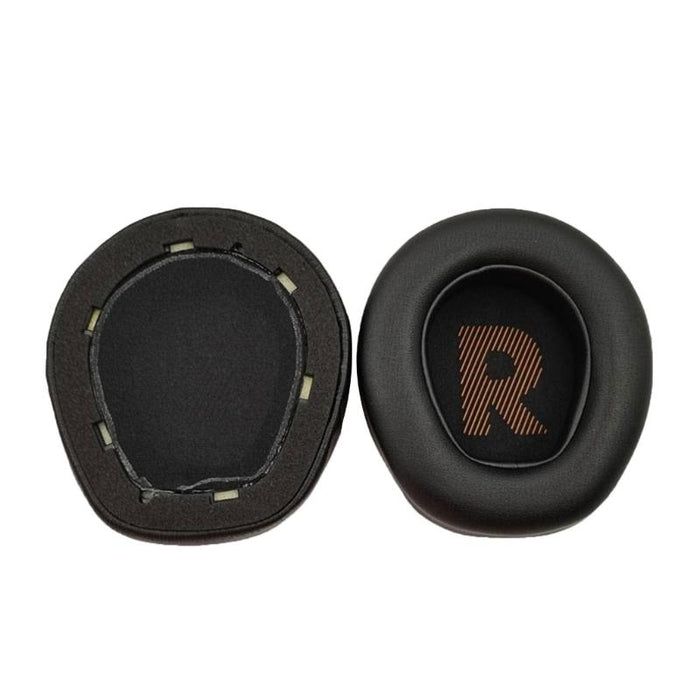 Black Leather Sponge Earmuffs For Jbl Quantum 400 Headphones