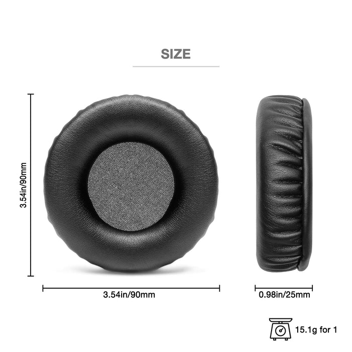 1 Pair Headphone Ear Pads For Pioneer Hdj X Series Black