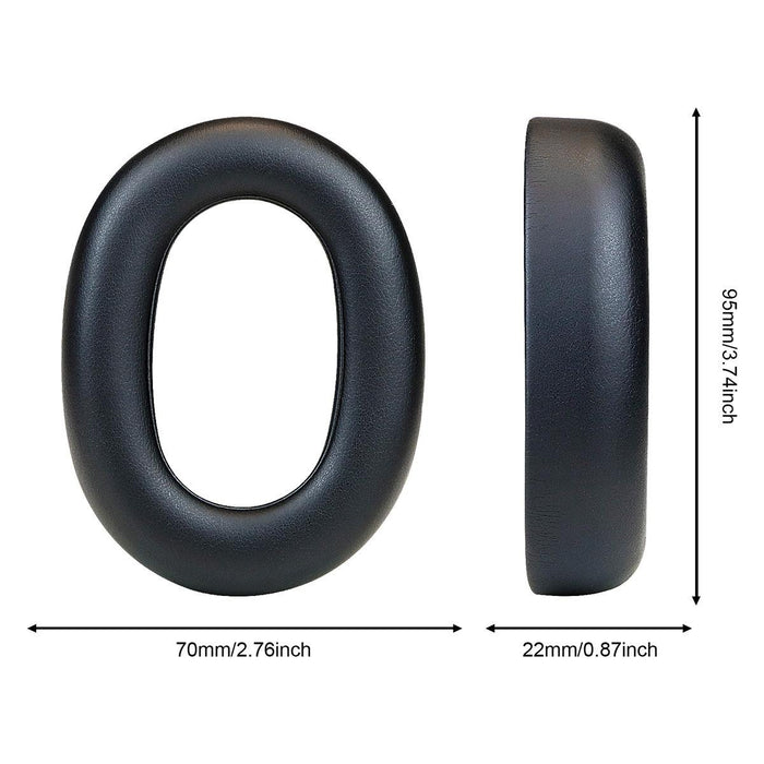 2Pcs Black Headphone Sponge Cover For Jabra Evolve2 85