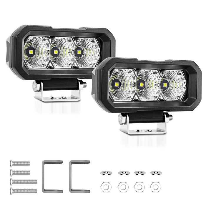40W 9V - 30V 5 Inch Waterproof 3 - Eye Headlight