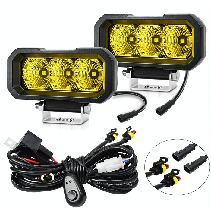 40W 9V - 30V 5 Inch Waterproof 3 - Eye Headlight