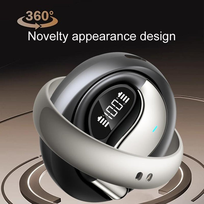3 Planet Energy Ring Rotating Open-Ear Bluetooth Earphone With Lanyard