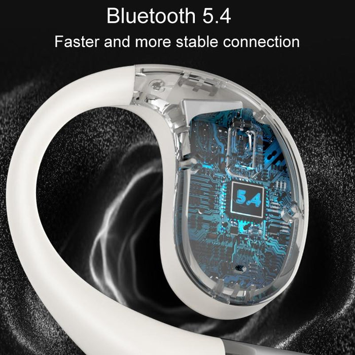 3 Planet Energy Ring Rotating Open-Ear Bluetooth Earphone With Lanyard