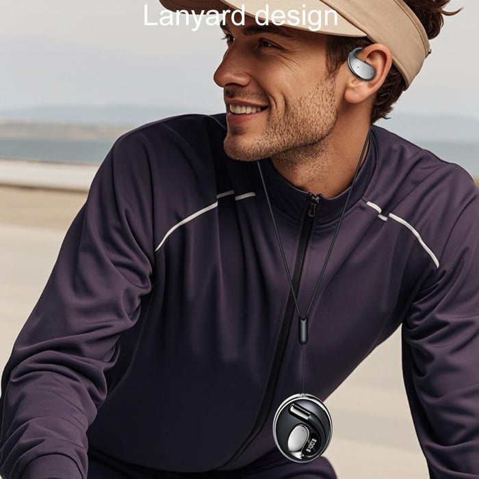 3 Planet Energy Ring Rotating Open-Ear Bluetooth Earphone With Lanyard