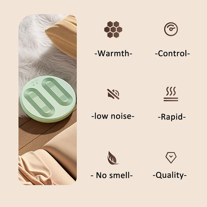 Adjustable 5V Usb Foot Massager Warmer 3 Temp & Vibration Levels