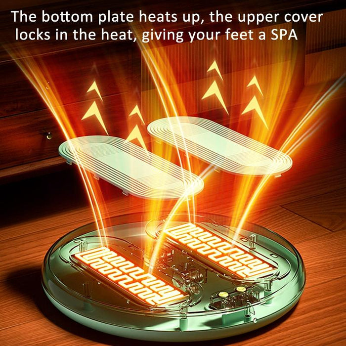 Adjustable 5V Usb Foot Massager Warmer 3 Temp & Vibration Levels