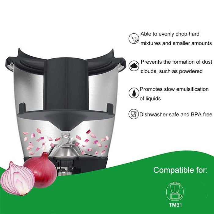 Anti Splash Cover For Thermomix Tm31 Blender Black