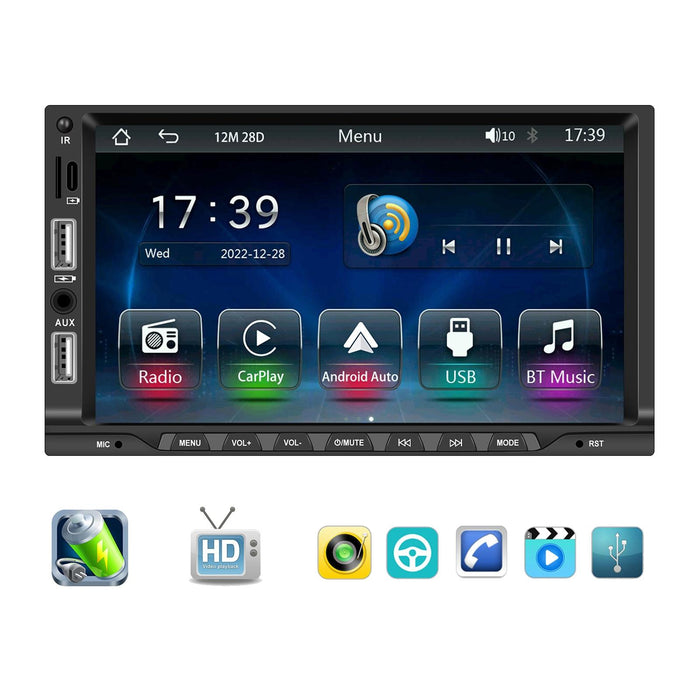 7 Inch Car Mp5 Player Carplay / Android Auto / Mirror Link / Bluetooth - Standard