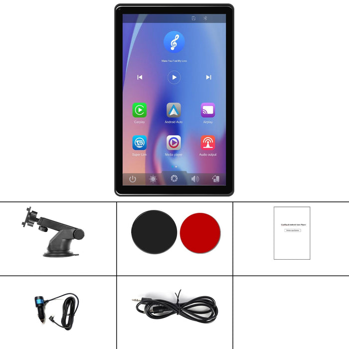 8 Inch Full Touch Car Screen Player - Horizontal / Vertical Carplay / Android Auto
