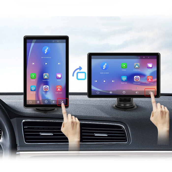 8 Inch Full Touch Car Screen Player - Horizontal / Vertical Carplay / Android Auto