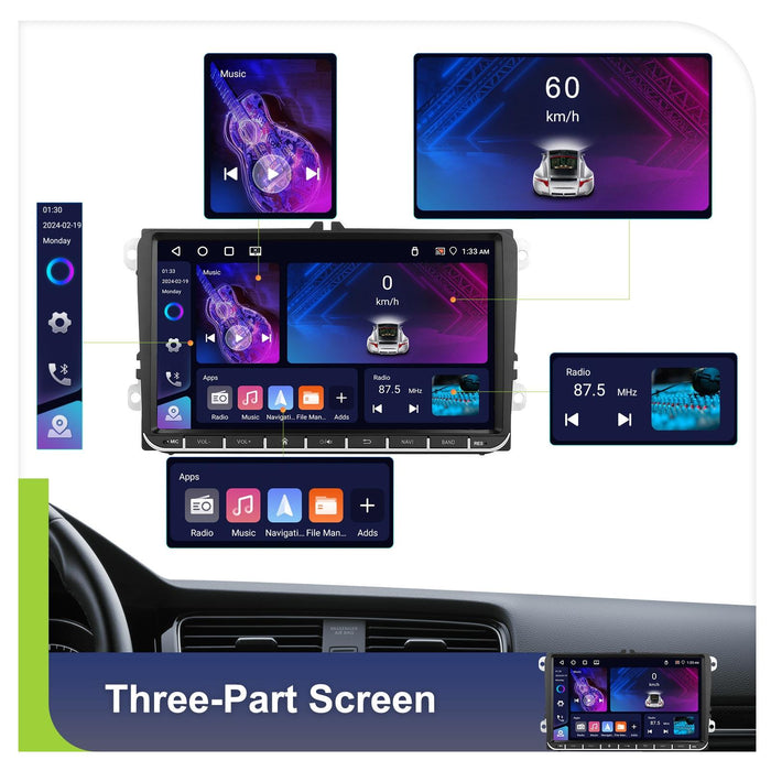Android 13 Multimedia Player For Vw - 4 + 64G