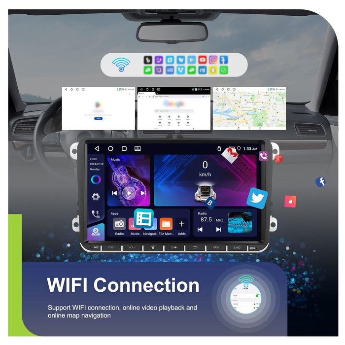 Android 13 Multimedia Player For Vw - 4 + 64G