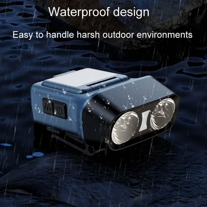 Long Range Led Outdoor Sensor Headlamp Black