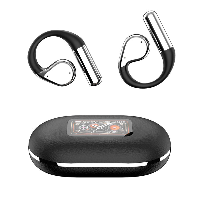 Wireless Bluetooth Earbuds With Ear Hooks Ows Open-Ear Noise-Canceling Headset