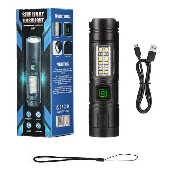 Compact Led Side Light Flashlight Durable & Bright