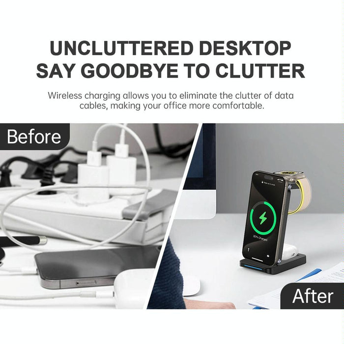 3 In 1 Magnetic Wireless Charger Stand