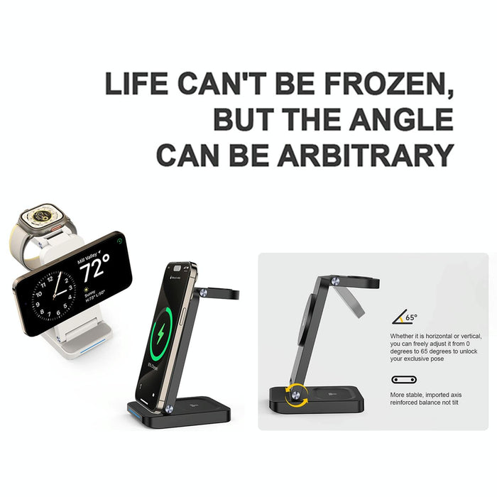 3 In 1 Magnetic Wireless Charger Stand