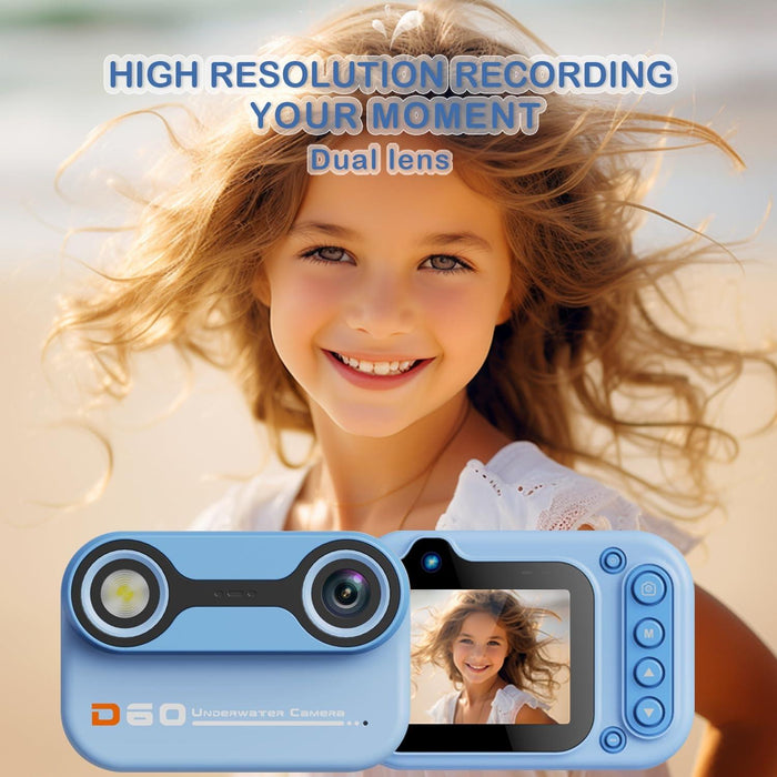 2.4 Inch Waterproof 2K Hd Mini Camera For Outdoor Recording