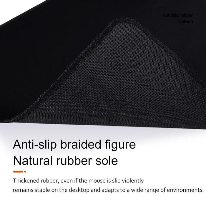 Anti Slip Washable Mouse Pad 25 X 30Cm Black