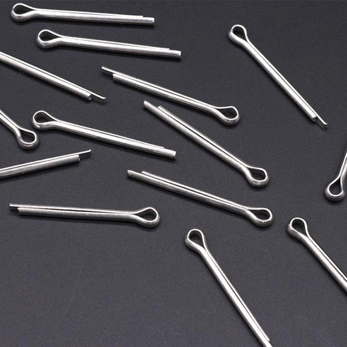 20 Stainless Steel Bicycle Brake Pads Silver