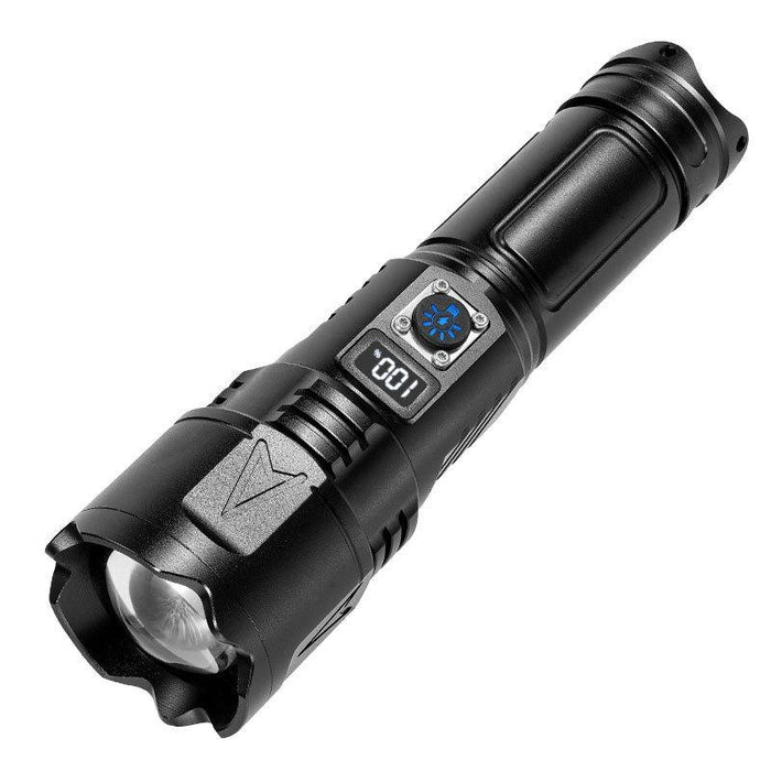 30W Portable Lcd Laser Flashlight Black