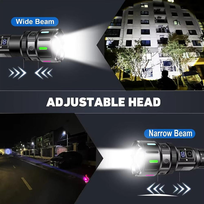 Digital Display Fluorescent Strip Flashlight High Power Led