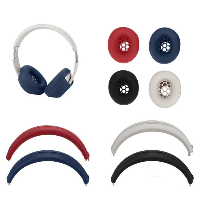Silicone Ear Cushion + Headband Cover Set For Studio Pro Headphones