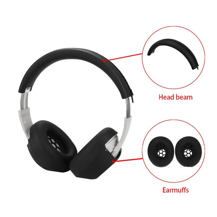 Silicone Ear Cushion + Headband Cover Set For Studio Pro Headphones