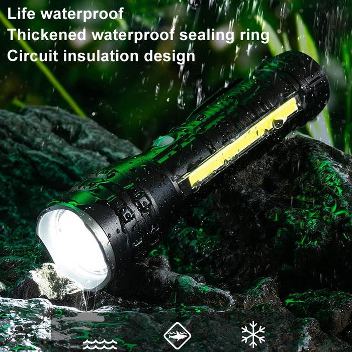 High Brightness Clip-On Flashlight For Outdoor Adventures