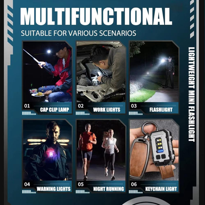 Portable Magnetic Keychain Light For Outdoor Use