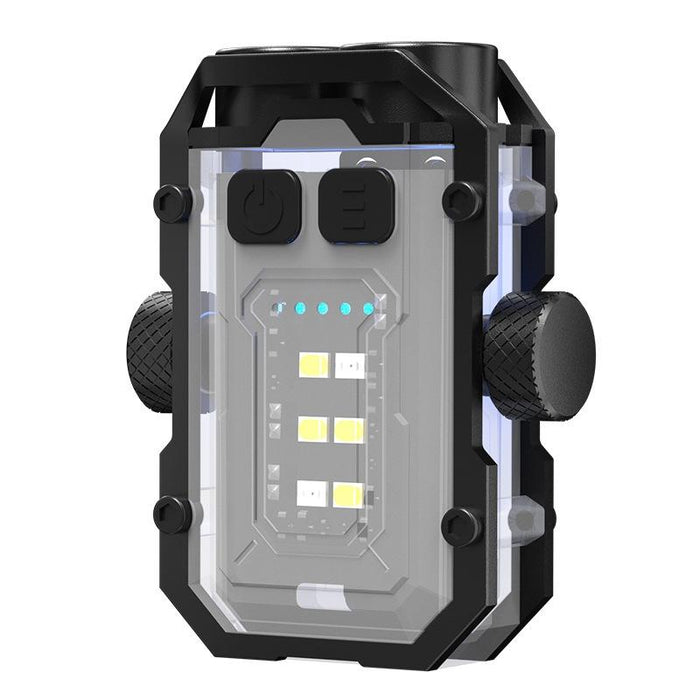 Adjustable Mini Keychain Light With Magnetic Clip