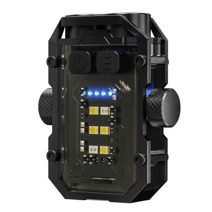 Adjustable Mini Keychain Light With Magnetic Clip