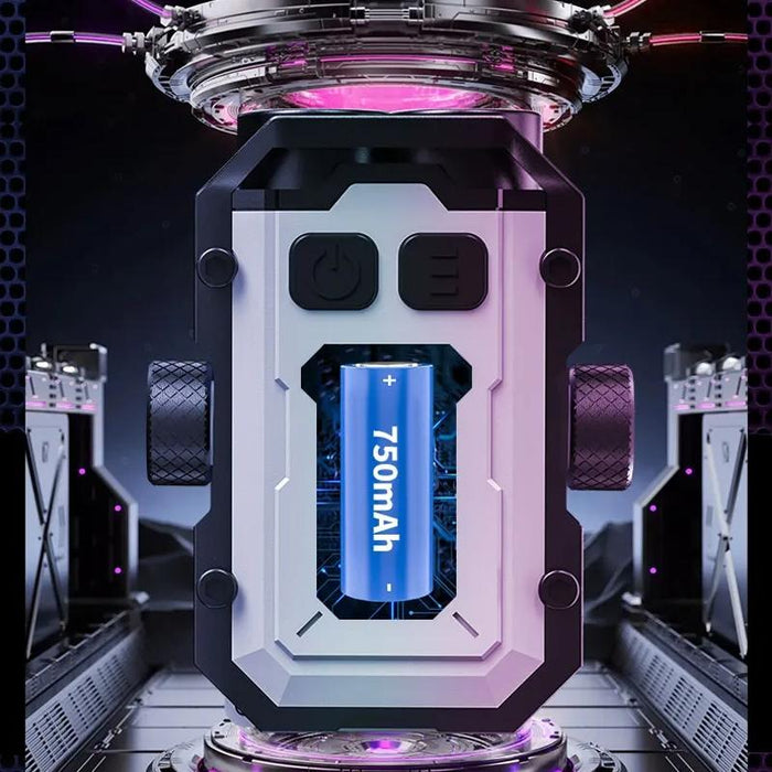 Adjustable Mini Keychain Light With Magnetic Clip