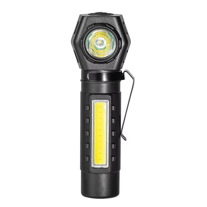 Usb Rechargeable Cob Flashlight For Camping