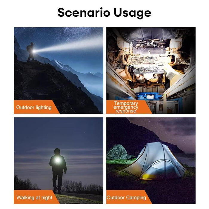 Portable Dual Led Keychain Light For Outdoor Camping