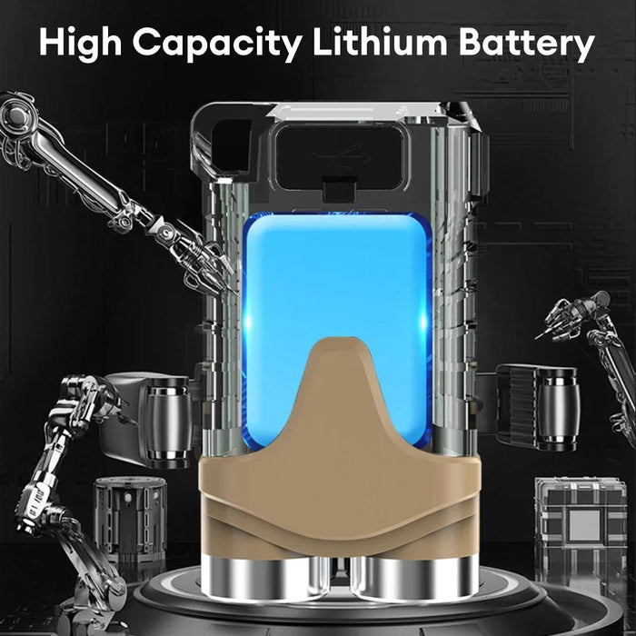 Portable Dual Led Keychain Light For Outdoor Camping