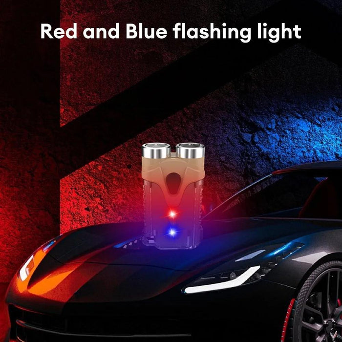 Portable Dual Led Keychain Light For Outdoor Camping