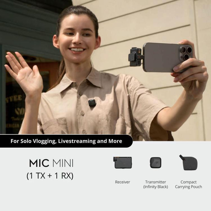 1 Tx + 1 Rx Microphone Mini Set For Dji