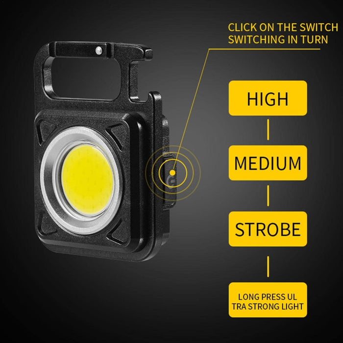 Compact Led Keychain Torch Strong & Portable