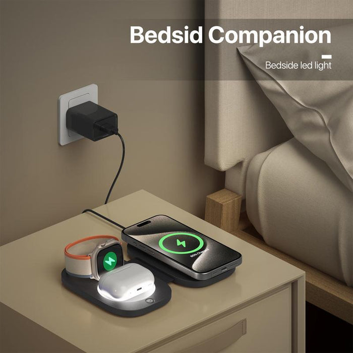 3 In 1 Magnetic Wireless Charger For Apple Devices