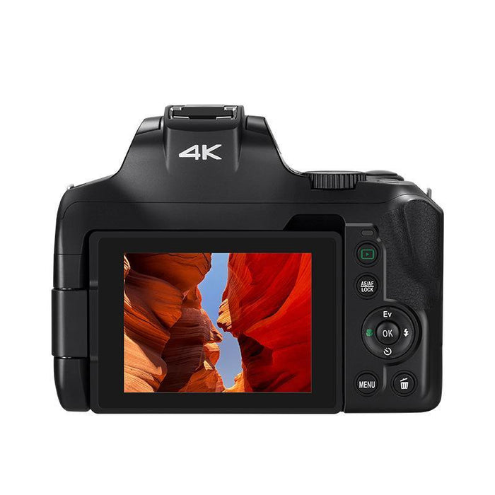 4K Ultra Hd Camera With Rotating Screen & Optical Zoom