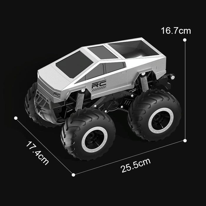 2.4G Rc Stunt Car For Kids Amphibious Off-Road Climber Silver