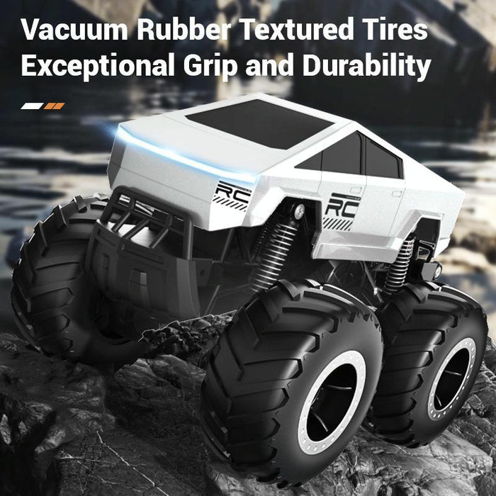 2.4G Rc Stunt Car For Kids Amphibious Off-Road Climber Silver