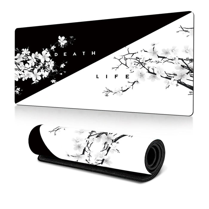 Cherry Blossom Ink Painting Mouse Pad Non Slip