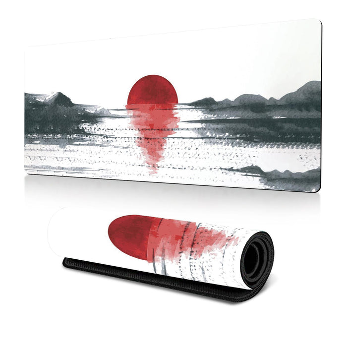 Cherry Blossom Ink Painting Mouse Pad Non Slip