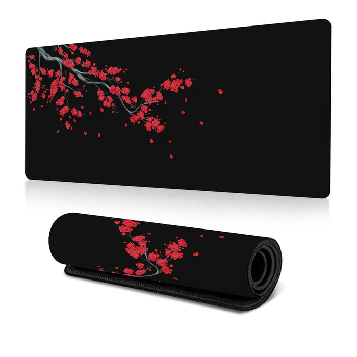 Cherry Blossom Ink Painting Mouse Pad Non Slip